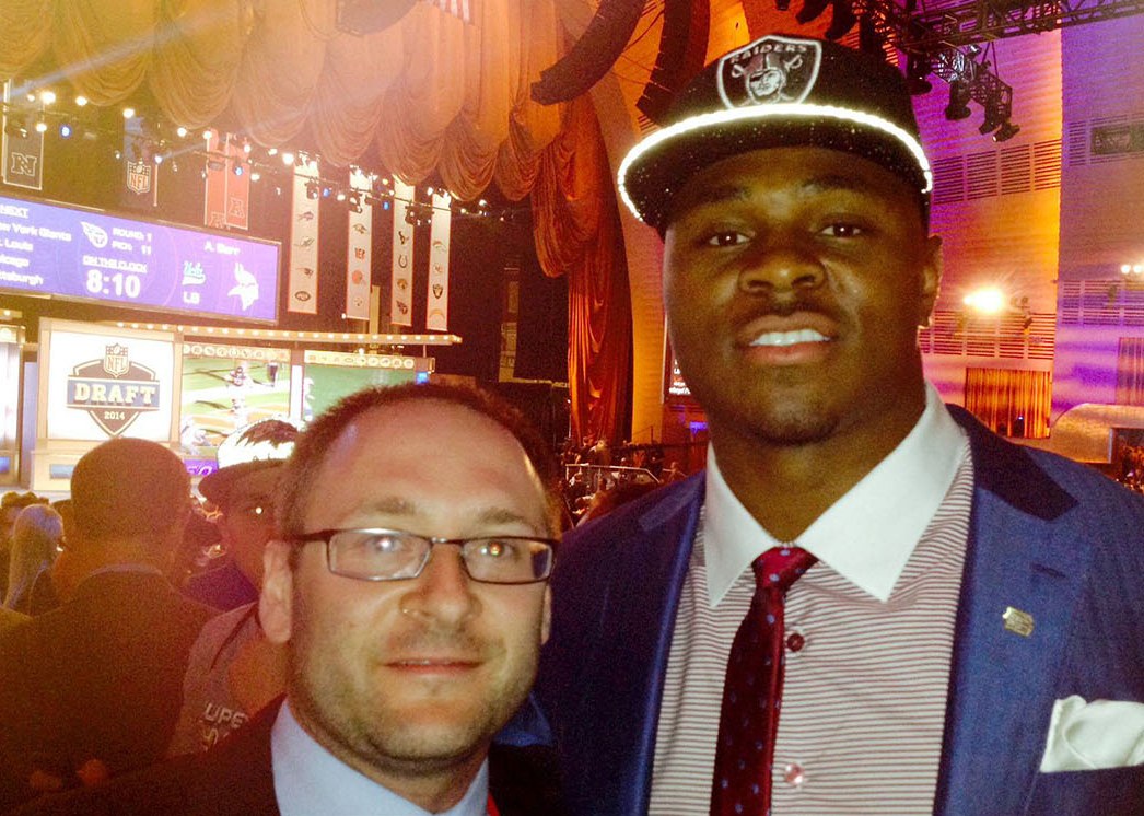 With a University at Buffalo student-athlete on the floor of the NFL Draft