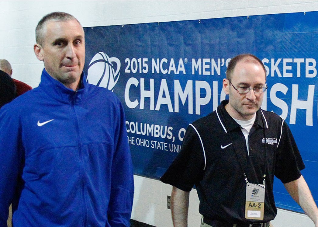 Working alongside the head coach at the 2015 NCAA Men's Basketball Championship in Columbus, Ohio